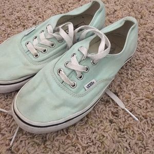 MINT GREEN VANS